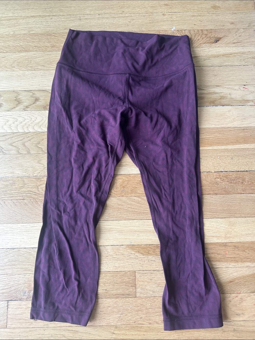 lululemon Plum-Mauve Active Crop Leggings